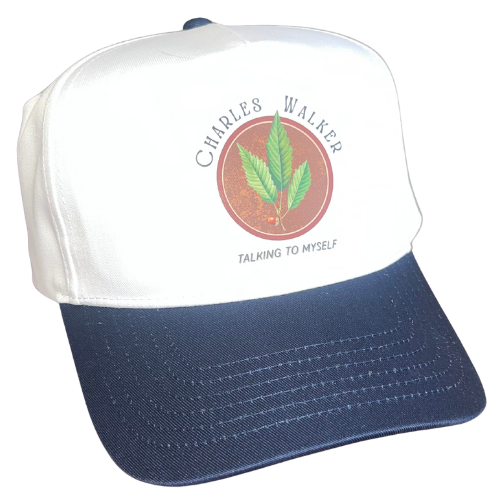 Ballcap - TALKING TO MYSELF - Charles Walker - White/Blue