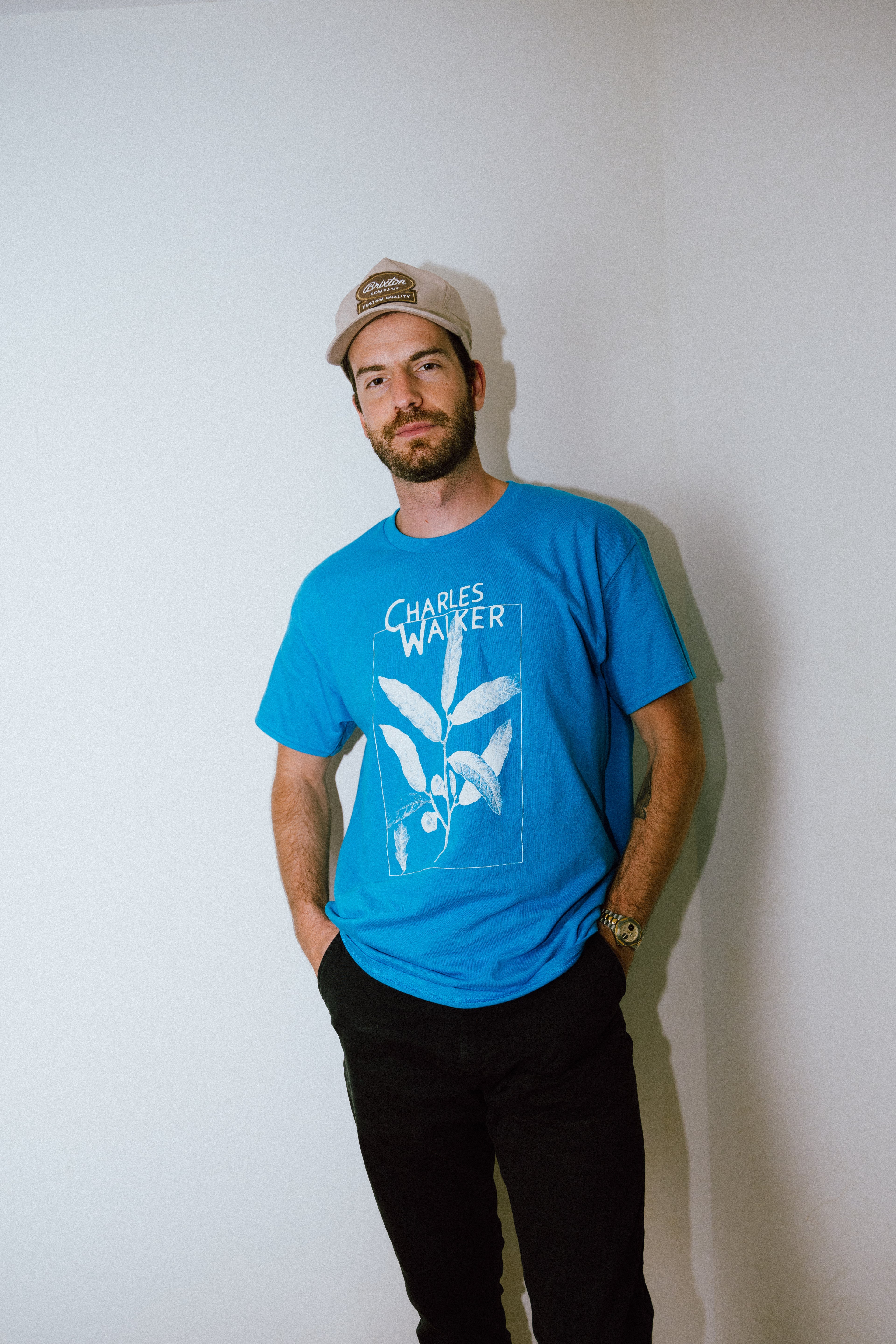 Loblolly Tee Shirt (Short Sleeve) - Charles Walker - Blue
